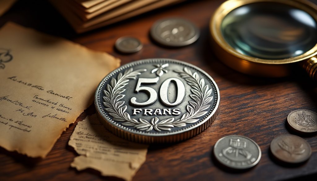 Quelle est la valeur actuelle d'une pièce de 50 francs en argent